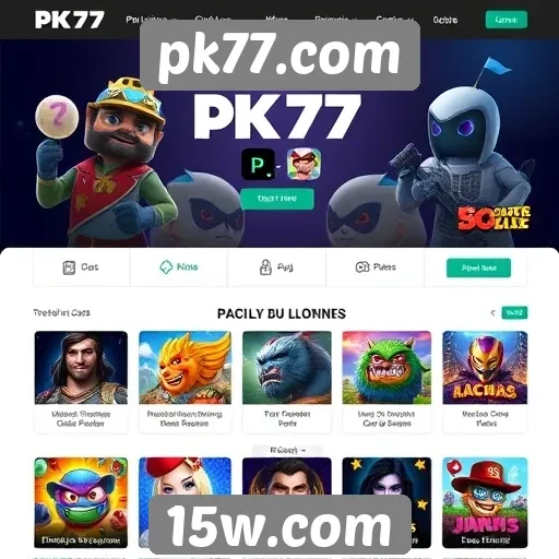 Comparativo entre pk77.com e concorrentes de jogos
